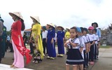 Linh thiêng, kiêu hùng lễ chào cờ, duyệt binh trong sáng mùng 1 Tết ở Trường Sa